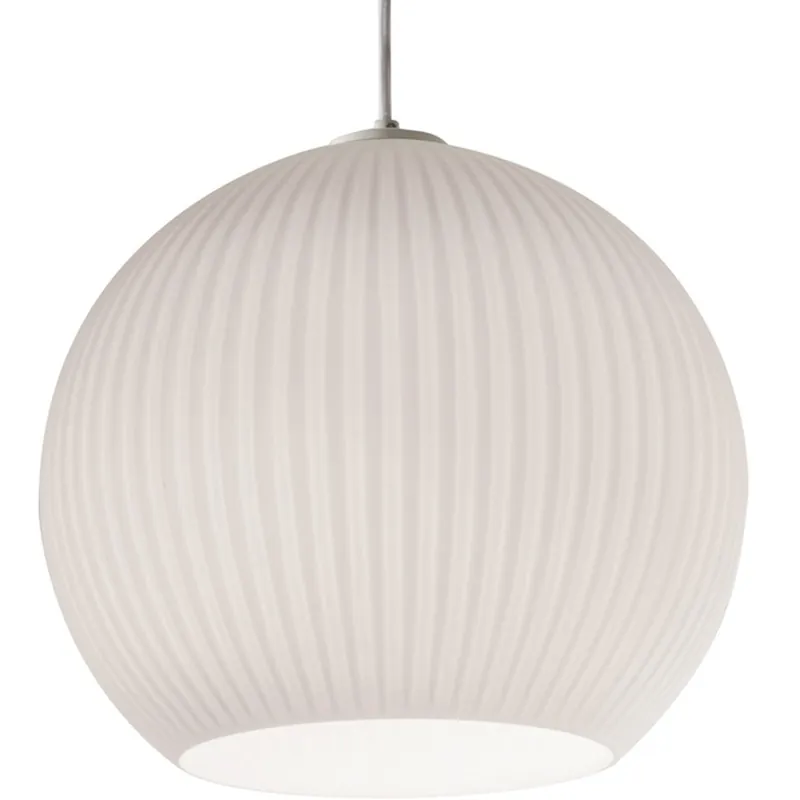 Express Delivery Cleo 1 Light 13 inch White Pendant Ceiling Light