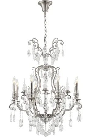 Canada 9 Light 30 inch Pewter Chandelier Ceiling Light Fresh Stock
