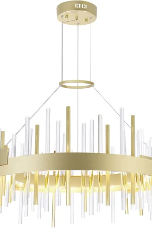 Best Choice Millipede LED 26 inch Satin Gold Chandelier Ceiling Light
