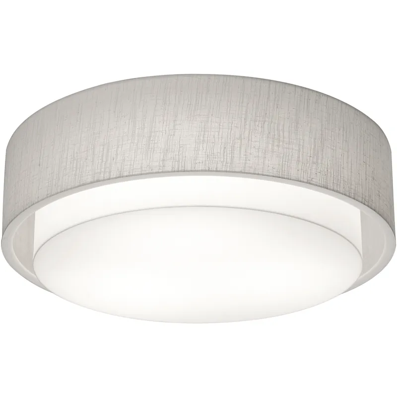 Modern Sanibel 1 Light 23 inch White Flush Mount Ceiling Light