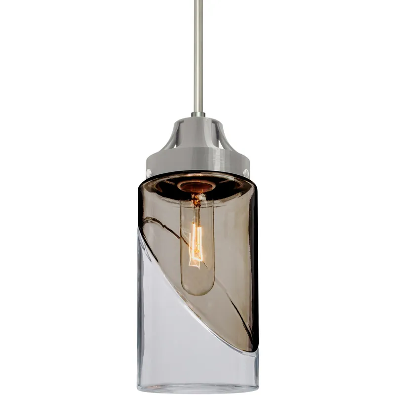 Blink 1 Light Satin Nickel Pendant Ceiling Light Original