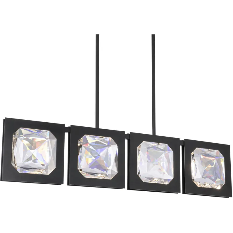 Enchante LED 43 inch Black Linear Pendant Ceiling Light, Beyond Limited Time