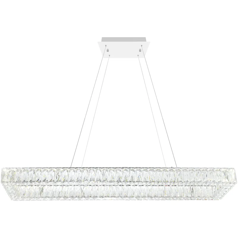 Direct From Manufacturer Felicity LED 44 inch Chrome Pool Table Light Ceiling Light