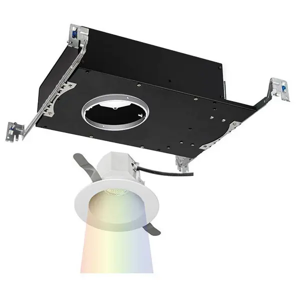 Trending Aether Brushed Nickel Recessed Downlight in 90, 3000K