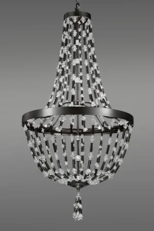 Bali LED 25.5 inch Black Pendant Ceiling Light, Schonbek Signature Flash Sale