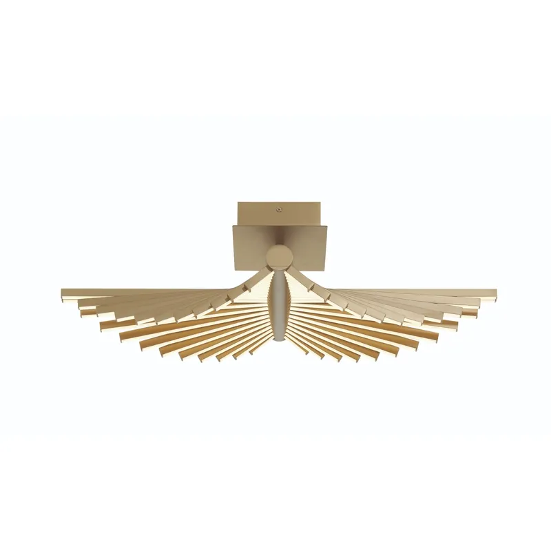 Warranty Included Seraph LED 11.25 inch Gold Flush Mount Ceiling Light