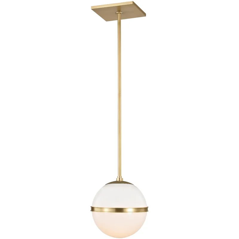 Must Have Truax 1 Light 8 inch Aged Brass Mini Pendant Ceiling Light