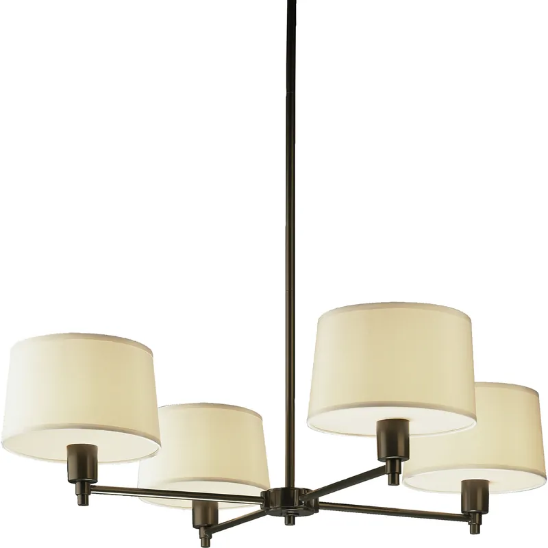 Exclusive Offer Real Simple 4 Light 15 inch Deep Bronze Chandelier Ceiling Light