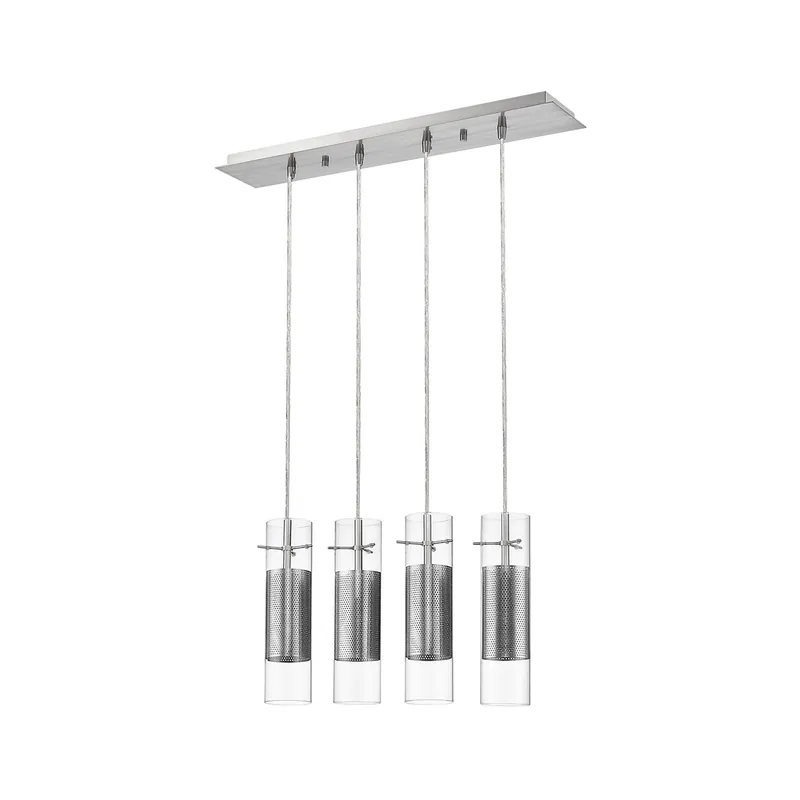 In Demand Scope 4 Light 23 inch Brushed Nickel Pendant Ceiling Light