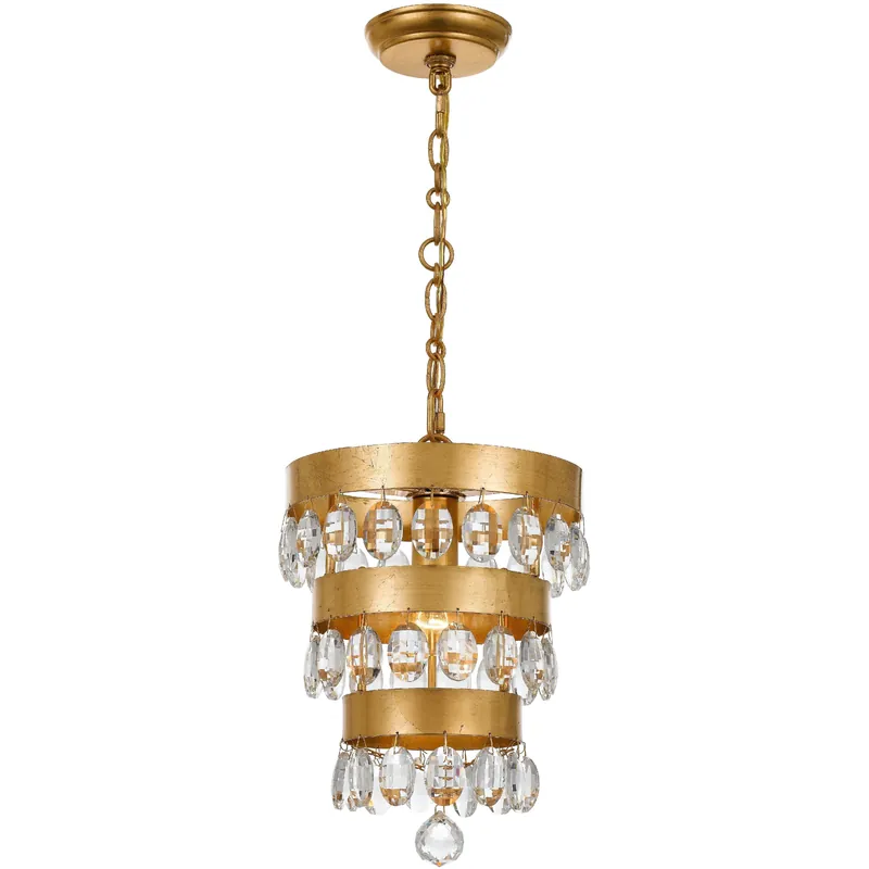Perla 1 Light 10 inch Antique Gold Mini Pendant Ceiling Light Budget
