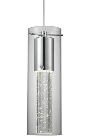 Champagne LED 4 inch Chrome Pendant Ceiling Light Wholesale