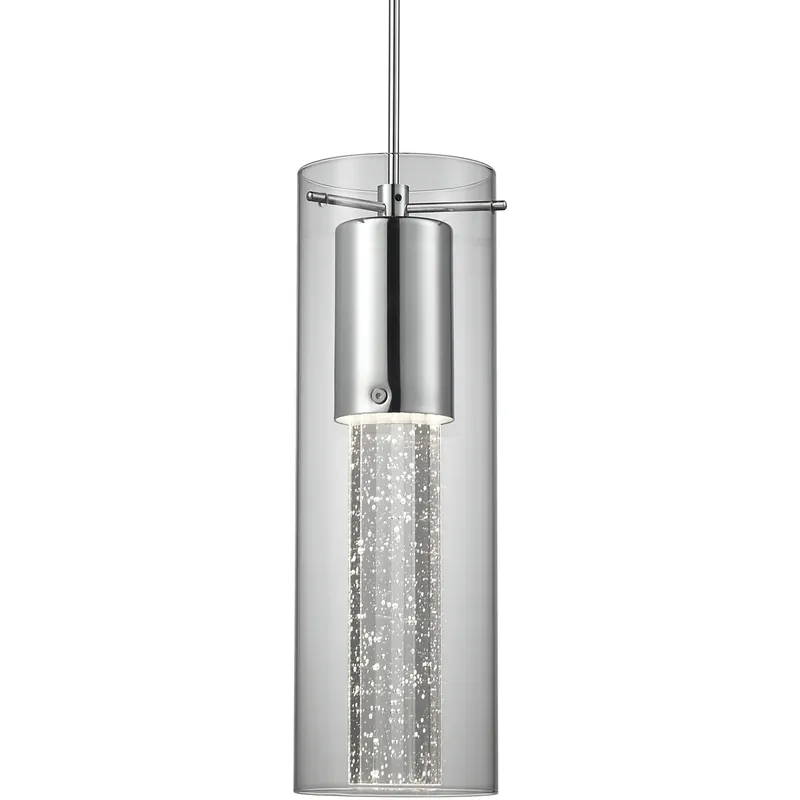 Champagne LED 4 inch Chrome Pendant Ceiling Light Wholesale