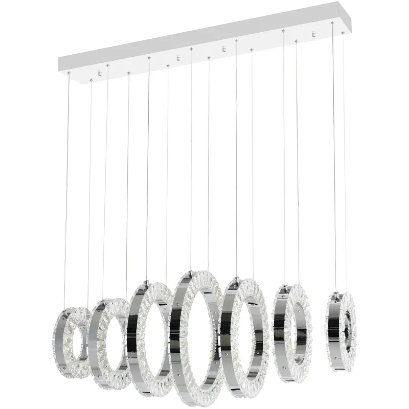 Celina LED 37 inch Chrome Pool Table Light Ceiling Light Limited Offer