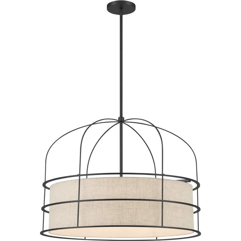 Save Now Gateway Park 6 Light 26 inch Coal Pendant Ceiling Light