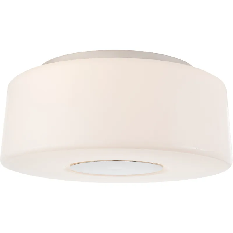 Special Offer Barbara Barry Acme 3 Light 16.25 inch Polished Nickel Flush Mount Ceiling Light, Large
