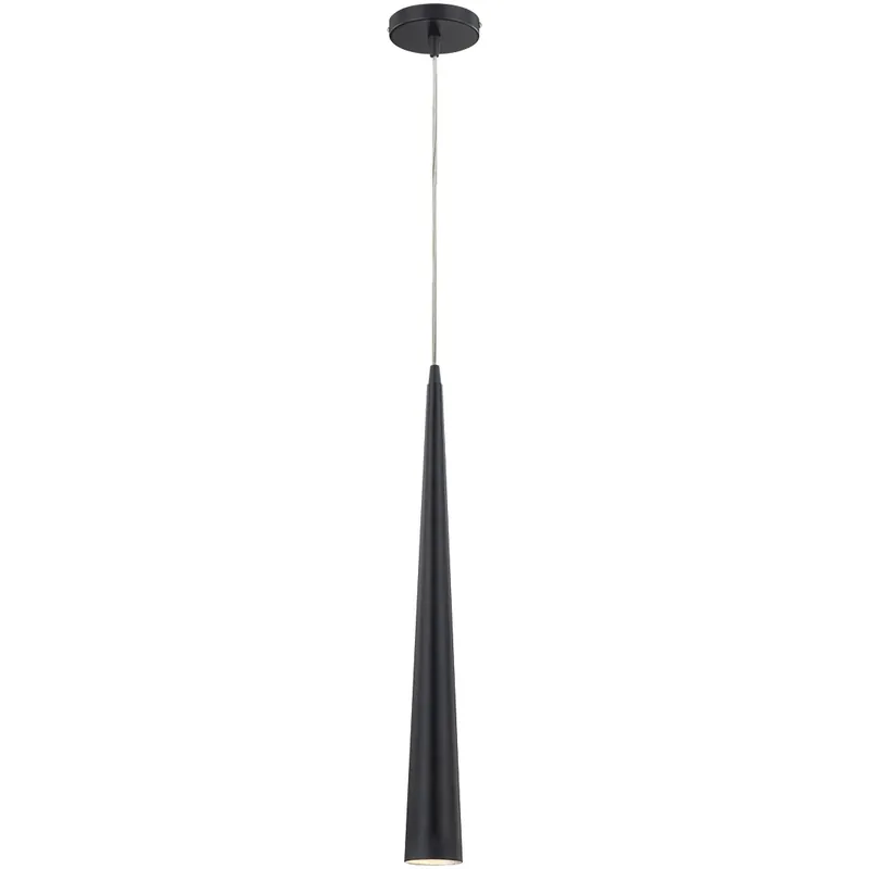 Clearance Sliver 1 Light 2.75 inch Black Pendant Ceiling Light, Medium