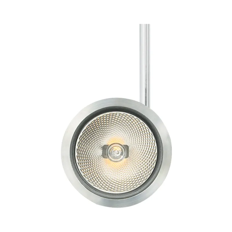Trusted Brand Sprocket 1 Light 120 Satin Nickel Low-Voltage Track Head Ceiling Light in 12 inch, Monopoint