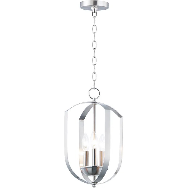 Provident 3 Light 10 inch Satin Nickel Chandelier Ceiling Light Direct From Manufacturer