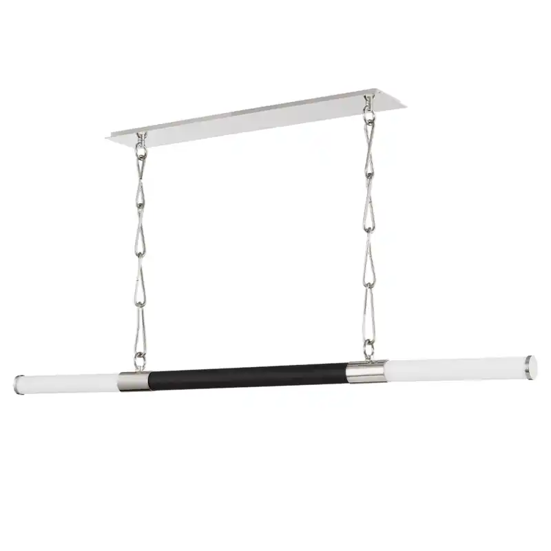Buy Direct Huntington LED 60.25 inch Polished Nickel / Black Island Light Ceiling Light