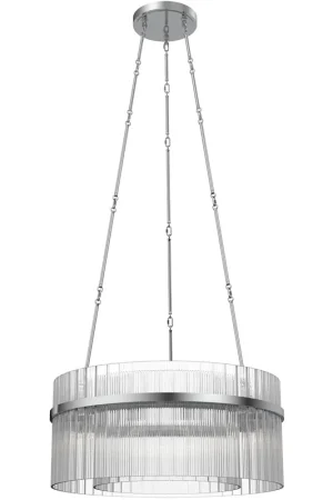Carlisle 12 Light 35.88 inch Polished Nickel Chandelier Ceiling Light Modern