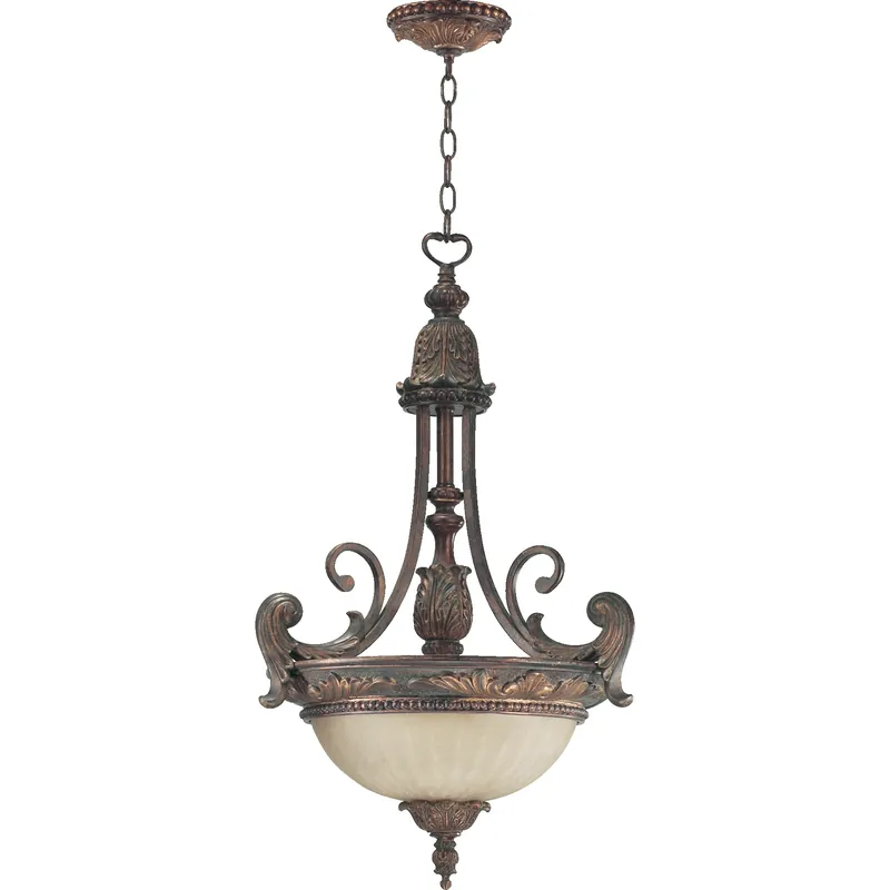 Madeleine 3 Light 20 inch Corsican Gold Pendant Ceiling Light Special Offer