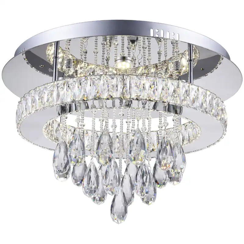 Best Choice Veil LED 20 inch Chrome Flush Mount Ceiling Light