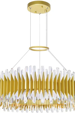 Cityscape 24 Light 39 inch Satin Gold Chandelier Ceiling Light Editor’s Pick
