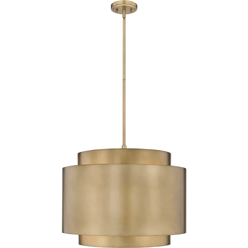 Harlech 4 Light 32.5 inch Rubbed Brass Chandelier Ceiling Light Brand New