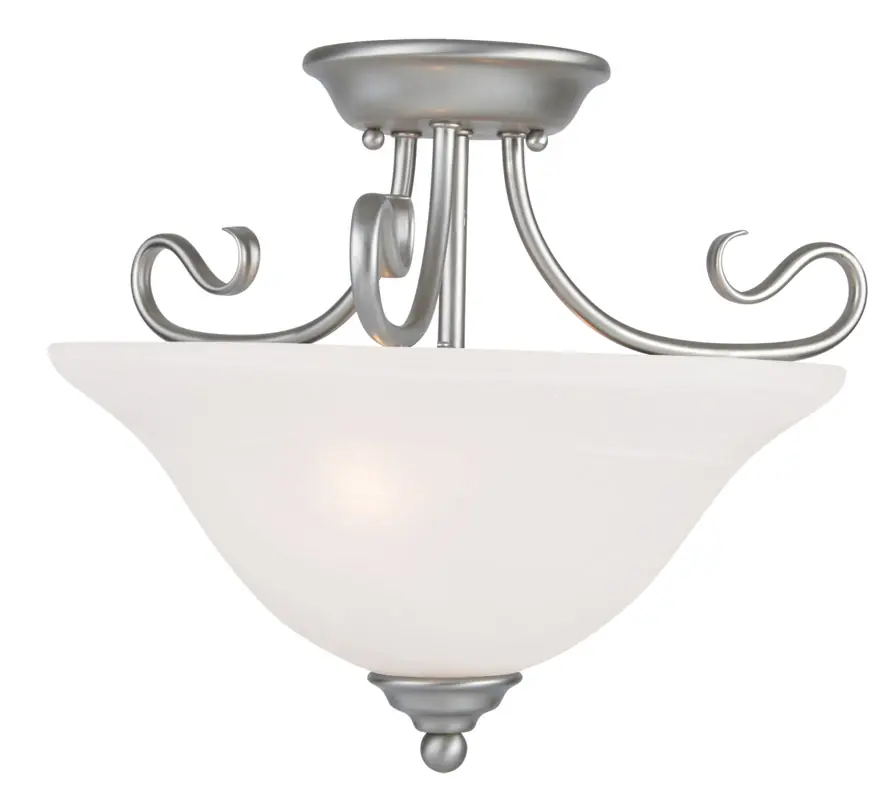 Weekend Sale Coronado 2 Light 16 inch Brushed Nickel Semi-Flush Mount Ceiling Light