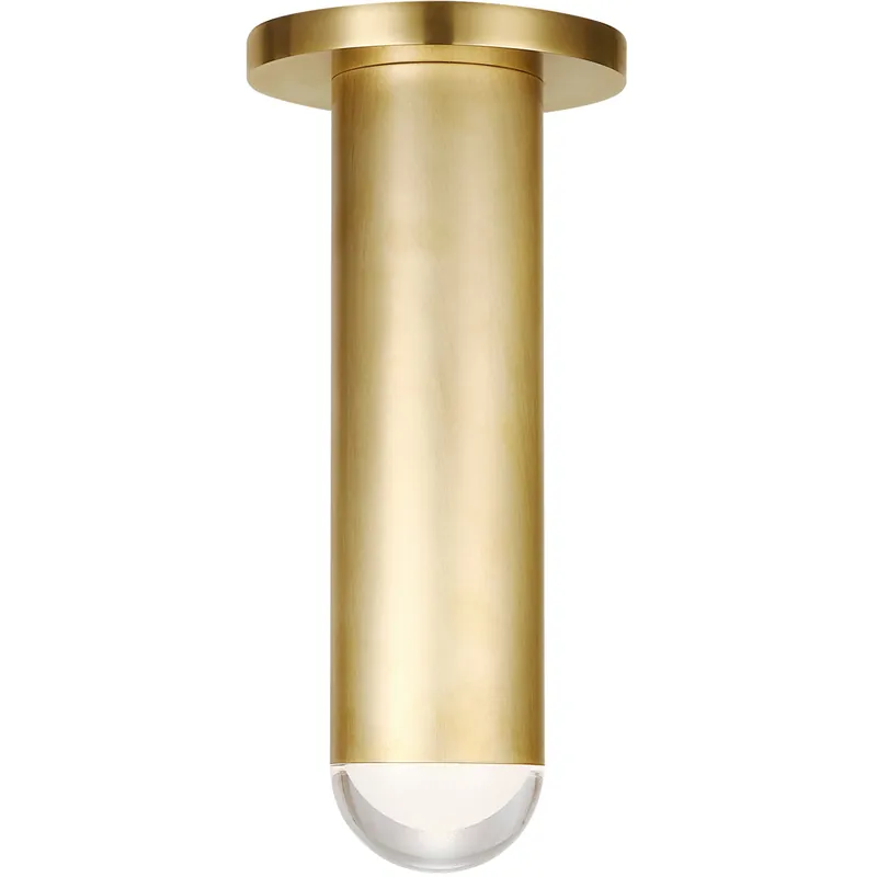 Cheap Kelly Wearstler Ebell LED 4.5 inch Natural Brass Flush Mount Ceiling Light, Integrated LED