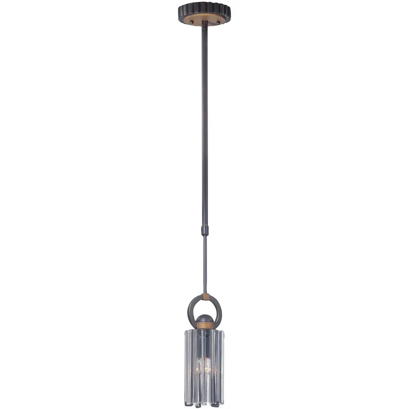 Foster 1 Light 5.5 inch Grecian Bronze Mini Pendant Ceiling Light Final Sale