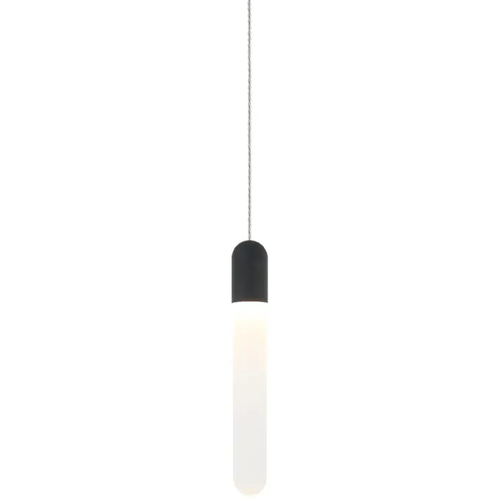 Weekend Sale Aydin LED 18.7 inch Matte Black Pendant Ceiling Light