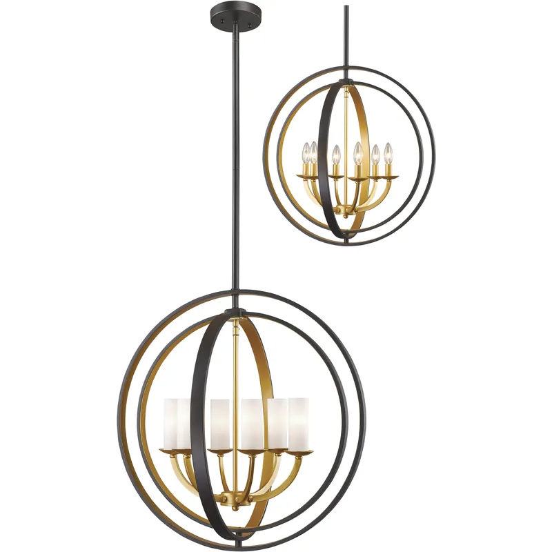 Ashling 6 Light 24.38 inch Bronze Gold Chandelier Ceiling Light Price Cut