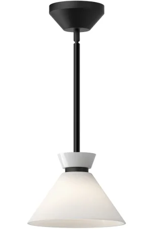 Alora Mood Halston Pendant Ceiling Light in Matte Black New Release