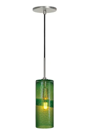 Buy Direct Envisage VI LED 5 inch Brushed Nickel Mini Pendant Ceiling Light in Envisage Green