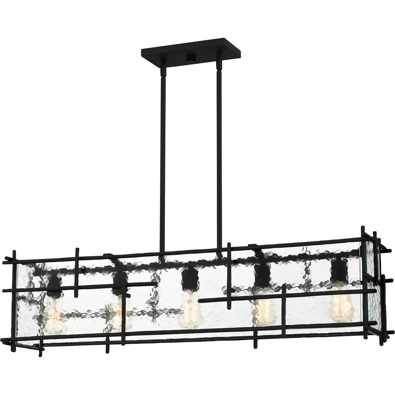 Daphne 5 Light 38.5 inch Matte Black Island Light Ceiling Light Save Now