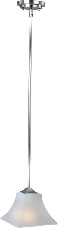 Super Sale Aurora 1 Light 8 inch Satin Nickel Mini Pendant Ceiling Light