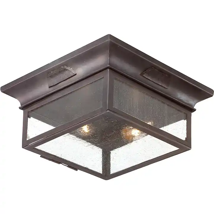 Shop Now Newton 2 Light 12.75 inch Soft Off Black Flush Mount Ceiling Light