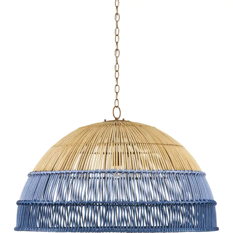 Get Yours Senjyo 1 Light 36.25 inch Khaki/Cornflower Blue/Bluebonnet Pendant Ceiling Light