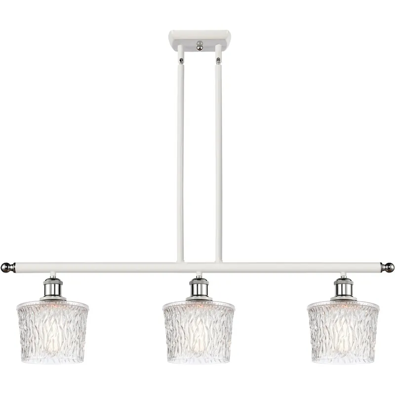 Ballston Niagra LED 36 inch White and Polished Chrome Island Light Ceiling Light, Ballston Buy Online