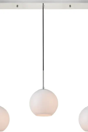 Baxter 3 Light 36 inch Chrome Pendant Ceiling Light Fast Shipping