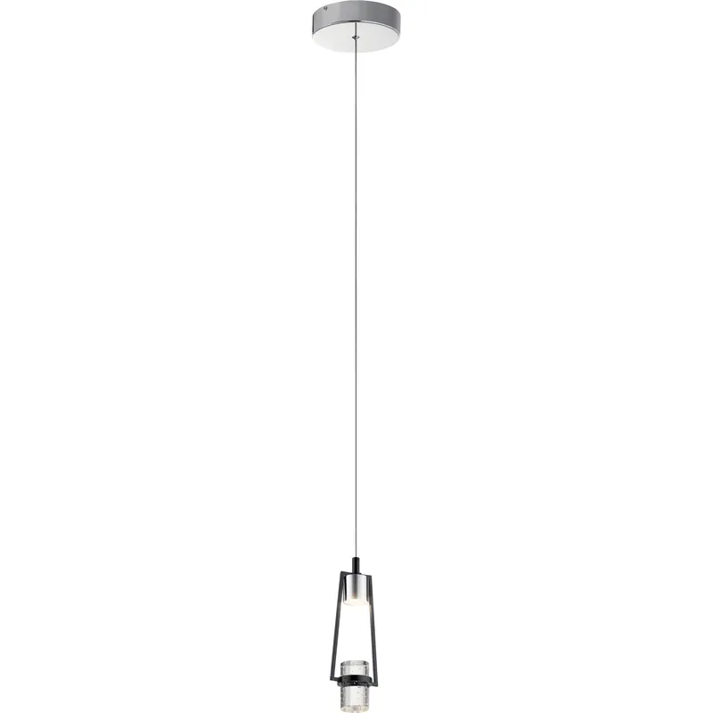 Crafted Ayse LED 3.75 inch Matte Black Mini Pendant Ceiling Light
