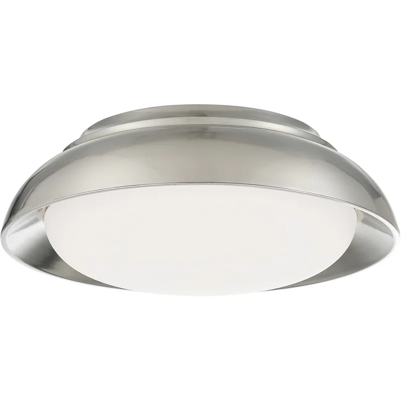 Exclusive Vantage LED 15 inch Brushed Nickel Flush Mount Ceiling Light
