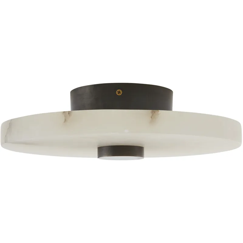 Moers 1 Light 12 inch White and English Bronze Flush Mount Ceiling Light Trending