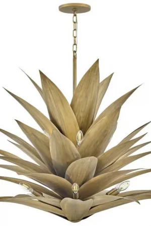 Authentic Agave LED 45 inch Burnished Gold Foyer Light Ceiling Light