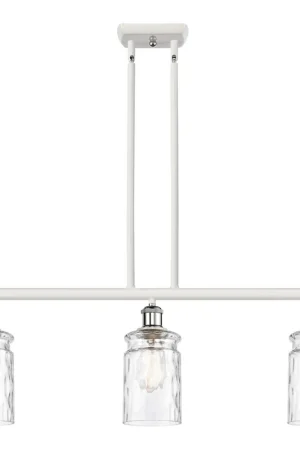 Ballston Candor LED 36 inch White and Polished Chrome Island Light Ceiling Light in Clear Waterglass, Ballston Hot Picks
