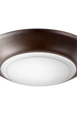 Budget Fort Worth 1 Light 6 inch Oiled Bronze Flush Mount Ceiling Light, Pack of 24