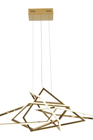 Canada LED 31.5 inch Gold Chandelier Ceiling Light Budget