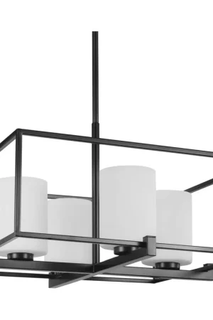 Chadwick 4 Light 22 inch Matte Black Chandelier Ceiling Light Trending