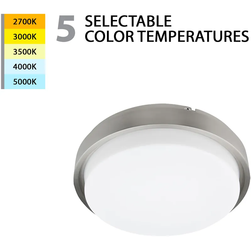 Fan Favorite Lithium LED 15.85 inch Brushed Nickel Flush Mount Ceiling Light, WAC Limited